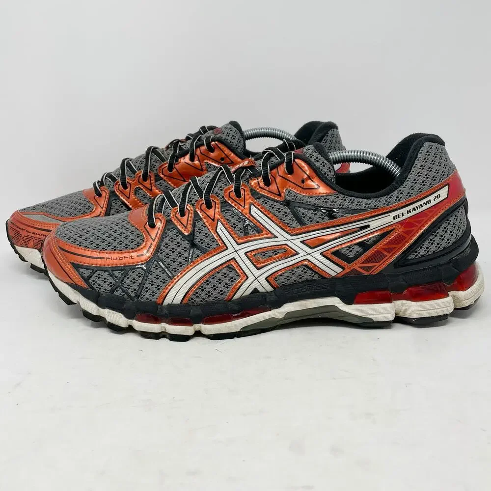 Asics Gel-Kayano 20th Anniversary Grey Orange Copper Men's Size 12